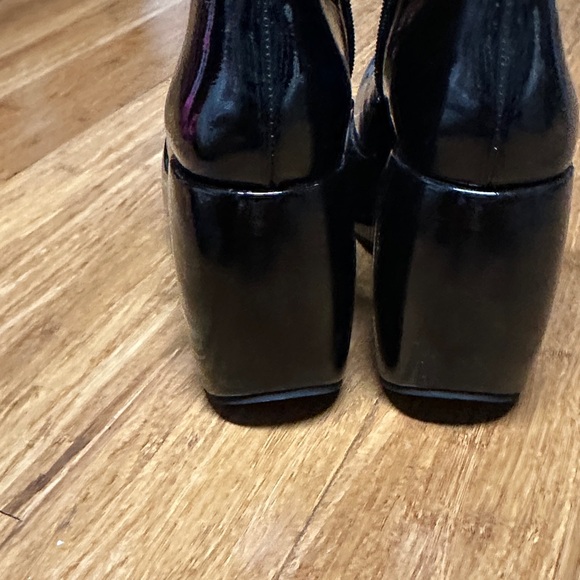 Jeffery Campbell alita-lo platform wedge boots 7, worn once - Picture 7 of 7